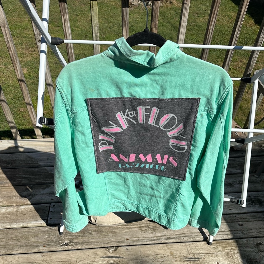 Upcycled, L.L. Bean, Pink Floyd jacket
